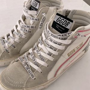 Golden goose high top sneakers size 37
